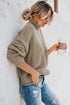 Oversized Chunky Batwing Long Sleeve Turtleneck Sweater